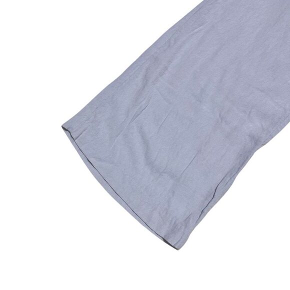 H&M Light Gray Blue Elastic Waist Wide Leg Pants - Picture 5 of 10